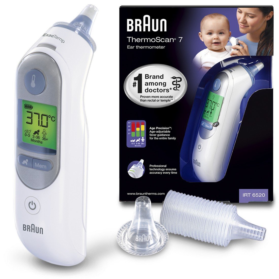 NHIỆT KẾ ĐIỆN TỬ ĐO TAI BRAUN THERMO SCAN 7 IRT6520
